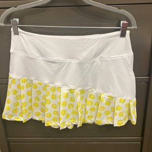 40 Lime Tennis Wildflower tennis skirt